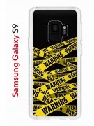 Чехол-накладка Samsung Galaxy S9 Kruche Print Warning