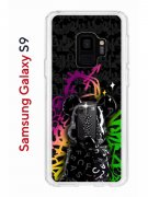 Чехол-накладка Samsung Galaxy S9  (580669) Kruche PRINT Микки Маус