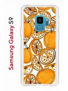 Чехол-накладка Samsung Galaxy S9  (580669) Kruche PRINT Апельсины