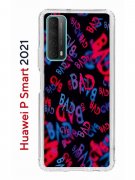 Чехол-накладка Huawei P Smart 2021 Kruche Print Bad