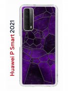 Чехол-накладка Huawei P Smart 2021 Kruche Print Витраж