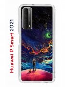 Чехол-накладка Huawei P Smart 2021 (594564) Kruche PRINT Маленький принц