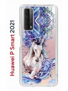 Чехол-накладка Huawei P Smart 2021 Kruche Print Грация