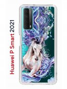 Чехол-накладка Huawei P Smart 2021 Kruche Print Грация