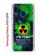 Чехол-накладка Samsung Galaxy A20 2019 (580663) Kruche PRINT Toxic