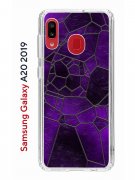 Чехол-накладка Samsung Galaxy A20 2019 (580663) Kruche PRINT Витраж