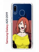 Чехол-накладка Samsung Galaxy A20 2019 (580663) Kruche PRINT POWER_cmpk