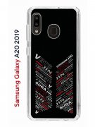 Чехол-накладка Samsung Galaxy A20 2019 (580663) Kruche PRINT BTS