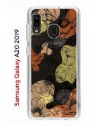 Чехол-накладка Samsung Galaxy A20 2019 (580663) Kruche PRINT Ягоды и Цветы