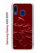 Чехол-накладка Samsung Galaxy A20 2019 (580663) Kruche PRINT Dior