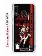 Чехол-накладка Samsung Galaxy A20 2019 (580663) Kruche PRINT Klee Genshin