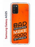 Чехол-накладка Samsung Galaxy A02s (594636) Kruche PRINT Good stories