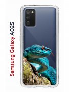 Чехол-накладка Samsung Galaxy A02s (594636) Kruche PRINT Змея