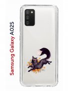 Чехол-накладка Samsung Galaxy A02s Kruche Print Fox