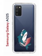 Чехол-накладка Samsung Galaxy A02s (594636) Kruche PRINT Акула