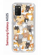 Чехол-накладка Samsung Galaxy A02s (594636) Kruche PRINT Котики