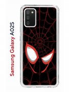 Чехол-накладка Samsung Galaxy A02s (594636) Kruche PRINT Человек-Паук черный