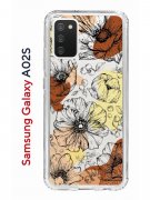 Чехол-накладка Samsung Galaxy A02s (594636) Kruche PRINT Ягоды и Цветы