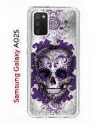 Чехол-накладка Samsung Galaxy A02s (594636) Kruche PRINT Sugar Skull