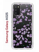 Чехол-накладка Samsung Galaxy A02s (594636) Kruche PRINT Сакура