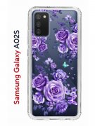 Чехол-накладка Samsung Galaxy A02s (594636) Kruche PRINT Roses