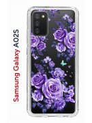 Чехол-накладка Samsung Galaxy A02s (594636) Kruche PRINT Roses