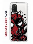 Чехол-накладка Samsung Galaxy A02s Kruche Print Spider-Man-Venom