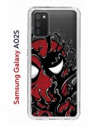 Чехол-накладка Samsung Galaxy A02s Kruche Print Spider-Man-Venom