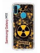Чехол-накладка Samsung Galaxy M11 (588927) Kruche PRINT Danger