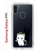 Чехол-накладка Samsung Galaxy M11/A11 Kruche Print Angel Demon