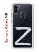 Чехол-накладка Samsung Galaxy M11 (588927) Kruche PRINT Zet