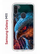 Чехол-накладка Samsung Galaxy M11/A11 Kruche Print Орел