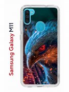 Чехол-накладка Samsung Galaxy M11/A11 Kruche Print Орел