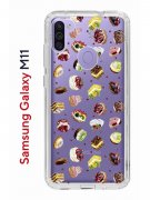 Чехол-накладка Samsung Galaxy M11/A11 Kruche Print Cake