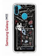 Чехол-накладка Samsung Galaxy M11 (588927) Kruche PRINT Кот Питер