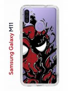 Чехол-накладка Samsung Galaxy M11 (588927) Kruche PRINT Spider-Man-Venom