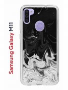Чехол-накладка Samsung Galaxy M11 (588927) Kruche PRINT Разводы краски