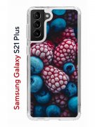 Чехол-накладка Samsung Galaxy S21 Plus (594681) Kruche PRINT Fresh berries