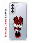 Чехол-накладка Samsung Galaxy S21 Plus Kruche Print Минни