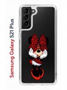 Чехол-накладка Samsung Galaxy S21 Plus Kruche Print Минни