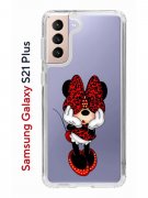 Чехол-накладка Samsung Galaxy S21 Plus Kruche Print Минни