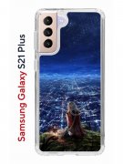 Чехол-накладка Samsung Galaxy S21 Plus Kruche Print Ночные Огни