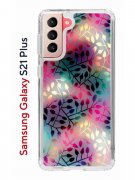 Чехол-накладка Samsung Galaxy S21 Plus (594681) Kruche PRINT Цветные листья