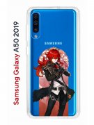 Чехол-накладка Samsung Galaxy A50 2019 Kruche Print Дилюк Геншин