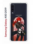 Чехол-накладка Samsung Galaxy A50 2019 Kruche Print Дилюк Геншин