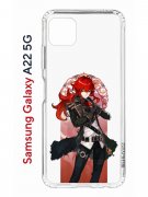 Чехол-накладка Samsung Galaxy A22 5G (625952) Kruche PRINT Дилюк Геншин