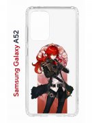 Чехол-накладка Samsung Galaxy A52 (598894) Kruche PRINT Дилюк Геншин
