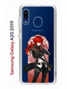 Чехол-накладка Samsung Galaxy A20 2019 (580663) Kruche PRINT Дилюк Геншин