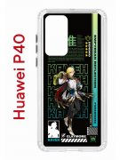 Чехол-накладка Huawei P40 (583862) Kruche PRINT Кавех Геншин