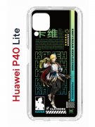 Чехол-накладка Huawei P40 Lite Kruche Print Кавех Геншин